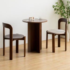 1+1 원목 식탁의자 디자인 인테리어 벤트우드 로이체어
