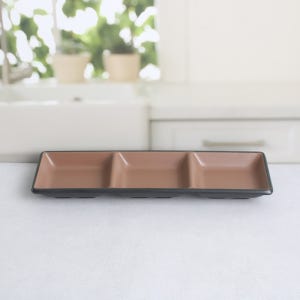 KDS 멜라민 롤링 다크브라운 3절찬기 (DS-7179)