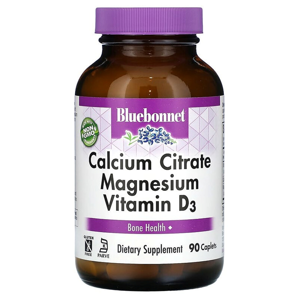 블루보넷 <b>칼슘 시트레이트 마그네슘 비타민 D3</b> 90캡슐