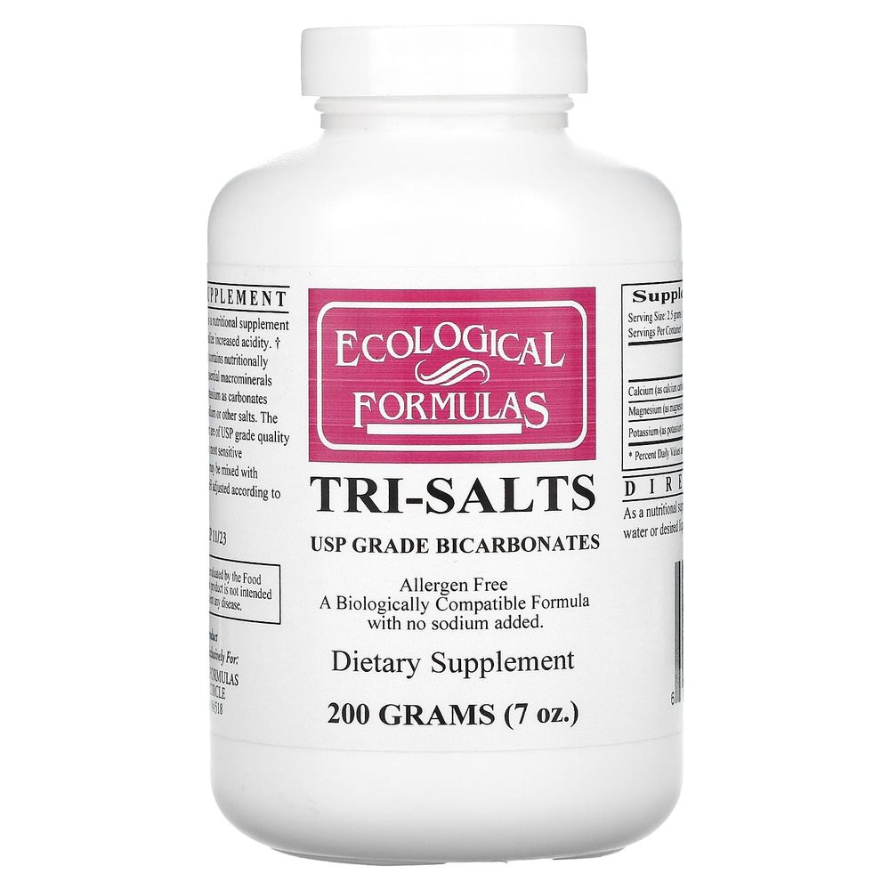 에콜로지컬 포뮬라 <b>Tri-Salts</b> 트라이 솔트 200g USP등급 중탄산염
