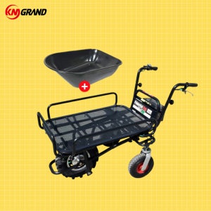 KM그랜드 전동 운반차 농업용 리어카 베어툴+바스켓