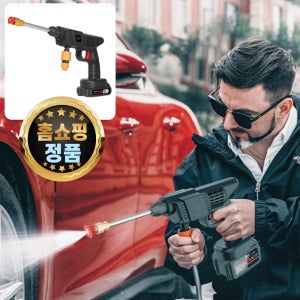초강력 무선 고압 워터건 1세트+18.5v 배터리 추가 홈쇼핑 다용도 만능 고압 휴대용 센차건 셀프세차용품