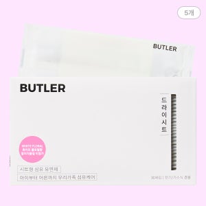 버틀러 건조기시트 섬유유연제 드라이시트 화이트플로럴, 30매, 5개