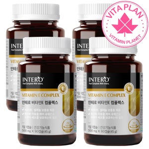 비타민이 미국산원료 고함량 비타민E 400IU 천연형태 디 알파 토코페롤 셀레늄 항산화 90캡슐, 4개