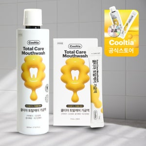 (1+1) 쿨티아 프로폴리스 토탈케어 가글 500ml 1개 + 스틱형 1box 30개입