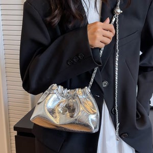 실버크로스백 체인 복조리 데일리백