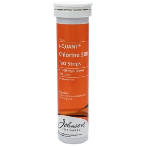 J-QUANT Chlorine300 Test paper 잔류염소페이퍼스트립측정지 HACCP