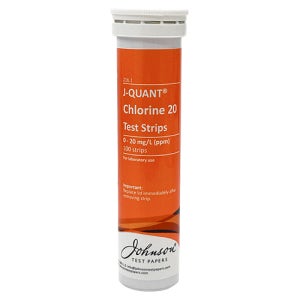 J-QUANT Chlorine20 Test paper 잔류염소페이퍼스트립 측정지 HACCP