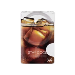 비주얼팩토리 아이스커피 아아 맥세이프 카드홀더 투명 2장 수납 교통카드 호환