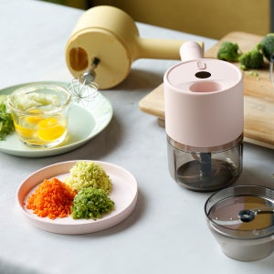 푸드시터 만능다지기 2세대 자동 무선 멀티 김장 야채 이유식 고기 마늘 다지기 쵸퍼