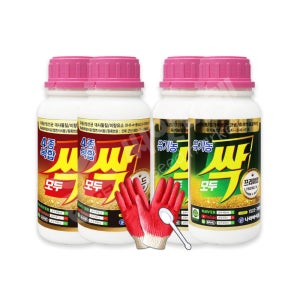 모두싹 골드 500ml 2개 복합비료 + 모두싹 프리미엄 500ml 2개 고추 탄저병 유기농업자재 농약아님