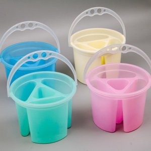 4칸 물통 수채화 휴대용