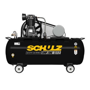 산업용 저소음 슐츠 펌프 콤프레샤 5마력 400리터 CZSC-5-400 단상 220V