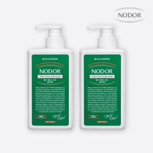 노도르 올인원 바디워시 약산성 노네랄 체취 냄새 제거 쿨링 바디클렌저 460ml 2개