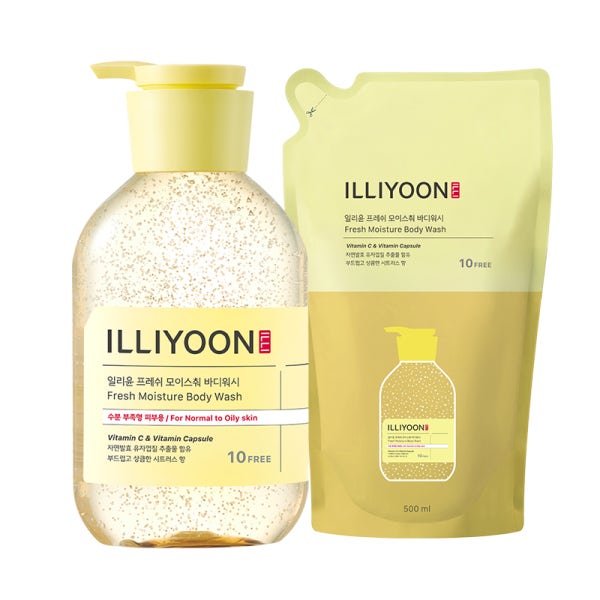 일리윤 프레쉬 모이스춰 바디워시 500ml+500ml리필