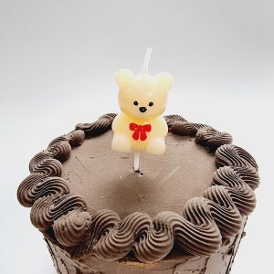 모모파티 통통 곰돌이초(1개입) 파티초 특이한 생일초 케이크초 크리스마스초