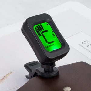 클립형 디지털 기타튜너 360도 각도조절 조율기 튜닝 통기타 우클렐라 줄맞추기