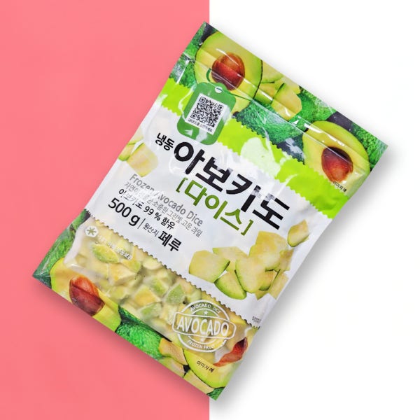 냉동 과일 아보카도 다이스 500g 외 1종 샌드위치 타코 퓨레 간편재료