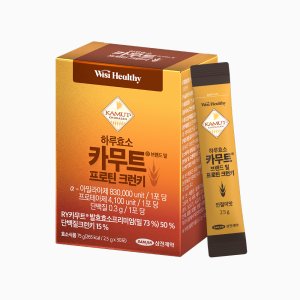 삼진제약 위시헬씨 하루효소 카무트 브랜드 밀 프로틴 크런키 30포, 1개