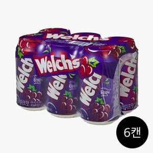 농심 웰치 웰치스 그레이프맛 포도 355ml 6캔 외 6종