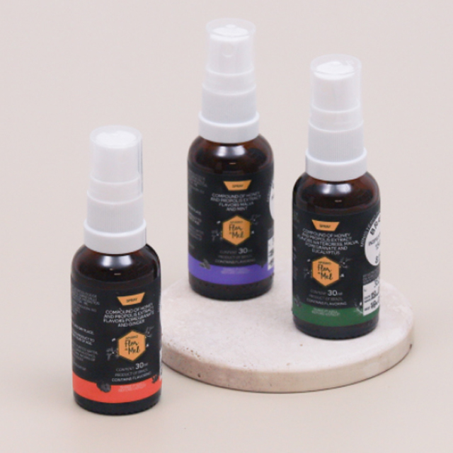 브라질 프로폴리스 <b>아피아리오</b> 그린 스프레이 프로폴리스 3종세트 30ml