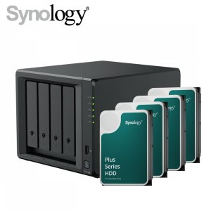 시놀로지 레이드구성 무료지원 DS423+ / HDD 64TB (HAT3310-16TB x 4) 시놀로지 정품하드 포함 공식판매점
