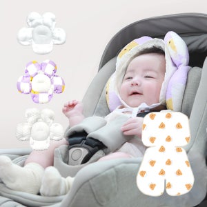 시오나 여름 헬맷쿠션 더라운드핏 시원한 카시트 유모차 목쿠션 1+1