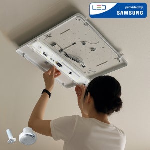 가정용 안정기 없는 LED모듈 일체형 자석 LED 18W