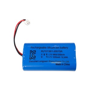 18650 1S2P 3.7V 5200mAh KC인증 리튬이온 배터리 루메나 무선선풍기 교체용 고용량배터리