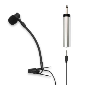 디보이스 SCX309A2-ST 색소폰 마이크+파워어댑터 세트 관악기 연주용 악기마이크