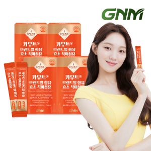 [역가수치 96만] GNM 카무트 효소 식이섬유 4박스(총 120포) / 호라산밀 곡물