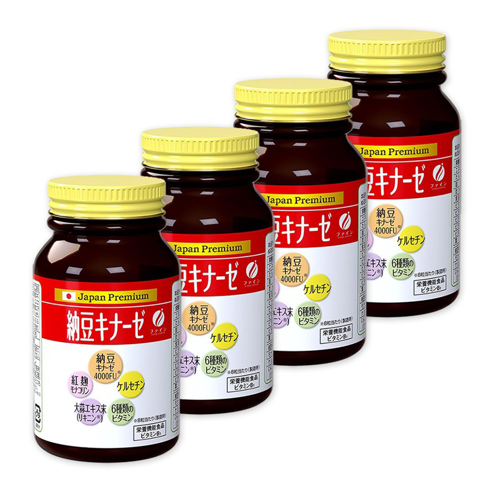 일본 <b>나토키나제</b> 낫또키나제 <b>4000FU</b> 240정 x 4개