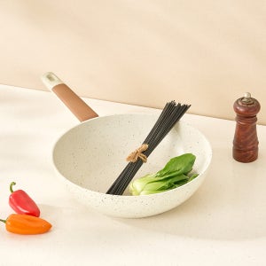 델라고 궁중팬 멀티팬 인덕션 웍 튀김냄비 바닐라빈 28cm