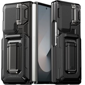 베루스 갤럭시 Z 폴드6 케이스 카드 2장 수납 카메라 보호 거치대 디월렛 액티브