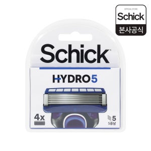 쉬크 하이드로5 5중날 오리지널 면도날 4입