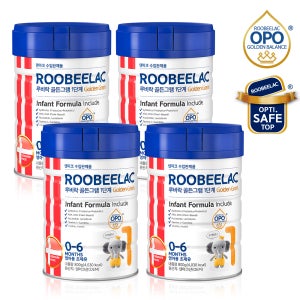 루비락 골든그램 1단계 덴마크 프리미엄 공식수입 800g, 4개