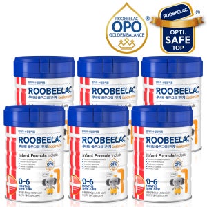 루비락 골든그램 1단계 덴마크 프리미엄 공식수입 800g, 6개