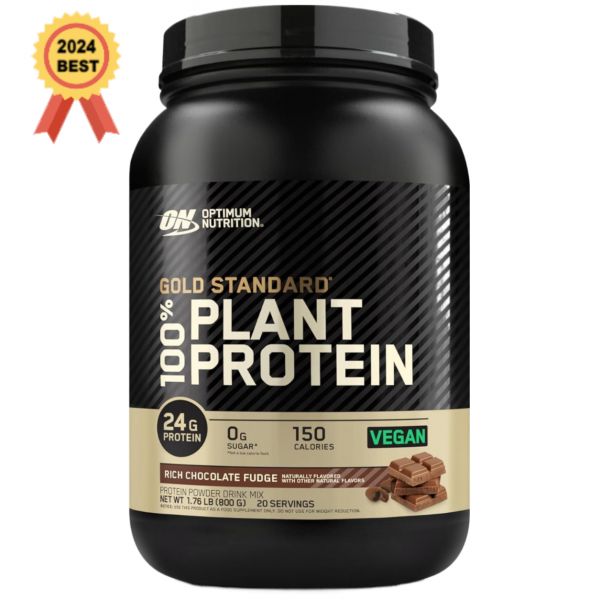 Optimum 누트리션 골드 Standard 100% 식물성 단백질 분말 프리 아미노산 근육을 하기 위한 비건 단백질 풍부한 초콜릿 퍼지 20인분