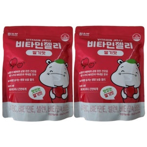 2팩 함소아 비타민젤리 딸기맛