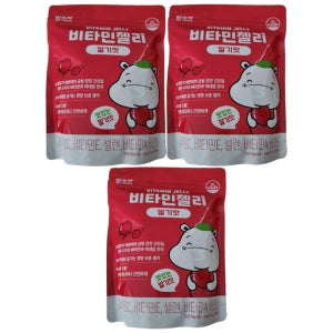 3팩 함소아 비타민젤리 딸기맛