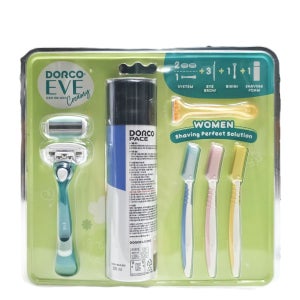 도루코 크리미 여성 면도기 기획세트 이브 2호 눈썹면도 제모세트