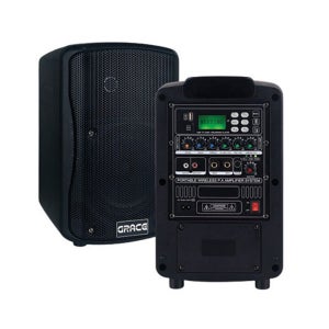 카날스 그레이스 EG-116N 블루투스 충전식 배터리 앰프 스피커 무선마이크 포함