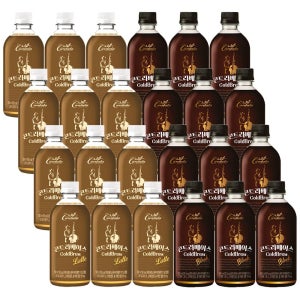 칸타타 콘트라베이스 콜드브루 라떼 500ml 12입+블랙 500ml 12입