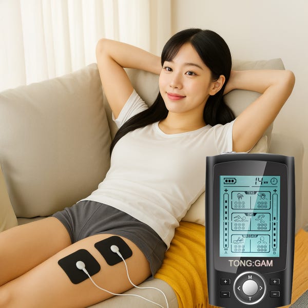 저주파 마사지기 무릎 마사지기 손목 허리 목 안마기 TENS EMS 통감
