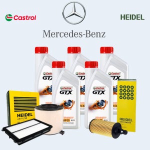 벤츠 SL63 AMG R231 / R232 (엔진오일세트9L+오일필터+에어필터) 캐스트롤 하이델