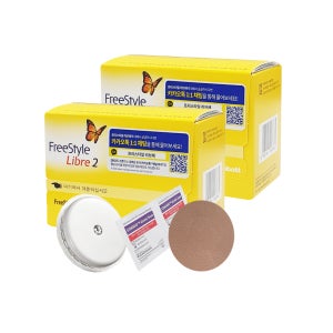 리브레2 무채혈 연속혈당측정기 2개 (28일분)+패치 2매 + 알콜솜 4매