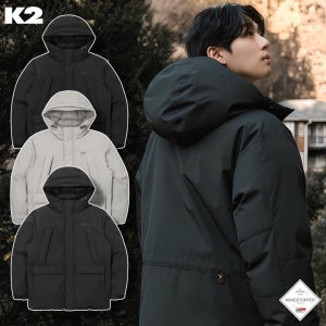 K2 역시즌 패딩 씬에어 포스 구스다운 남성