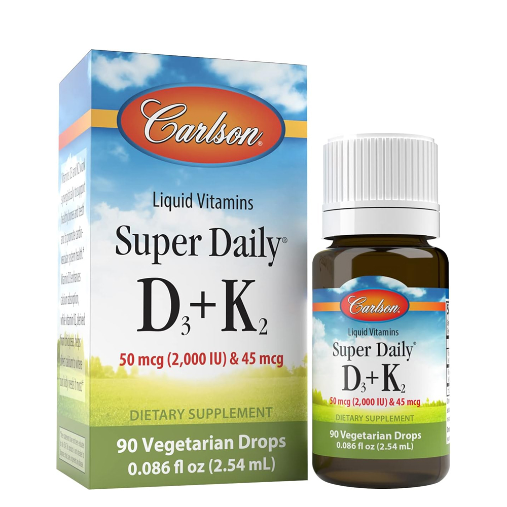 칼슨 슈퍼데일리 <b>리퀴드</b> D3 K2 2.54ml 액상<b>비타민</b>