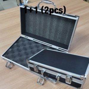 1+1 초경량 알루미늄 철제공구함 장비 007가방 블랙L