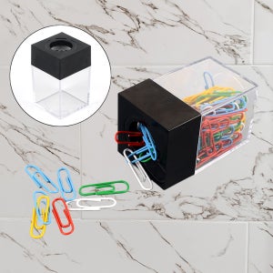 클립 디스펜서 클립통 보관함 사각 마그네틱 문구 사무실 7cm